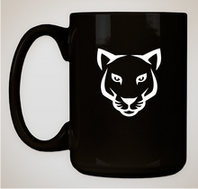 Load image into Gallery viewer, Black Mug with White Logo