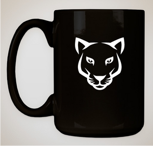 Black Mug with White Logo